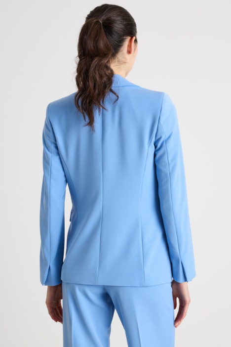Blazer in twill tecnico stretch