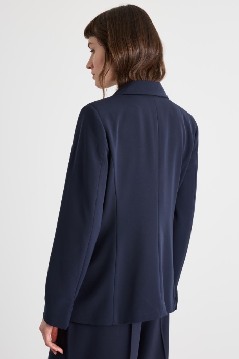 Blazer in twill tecnico stretch