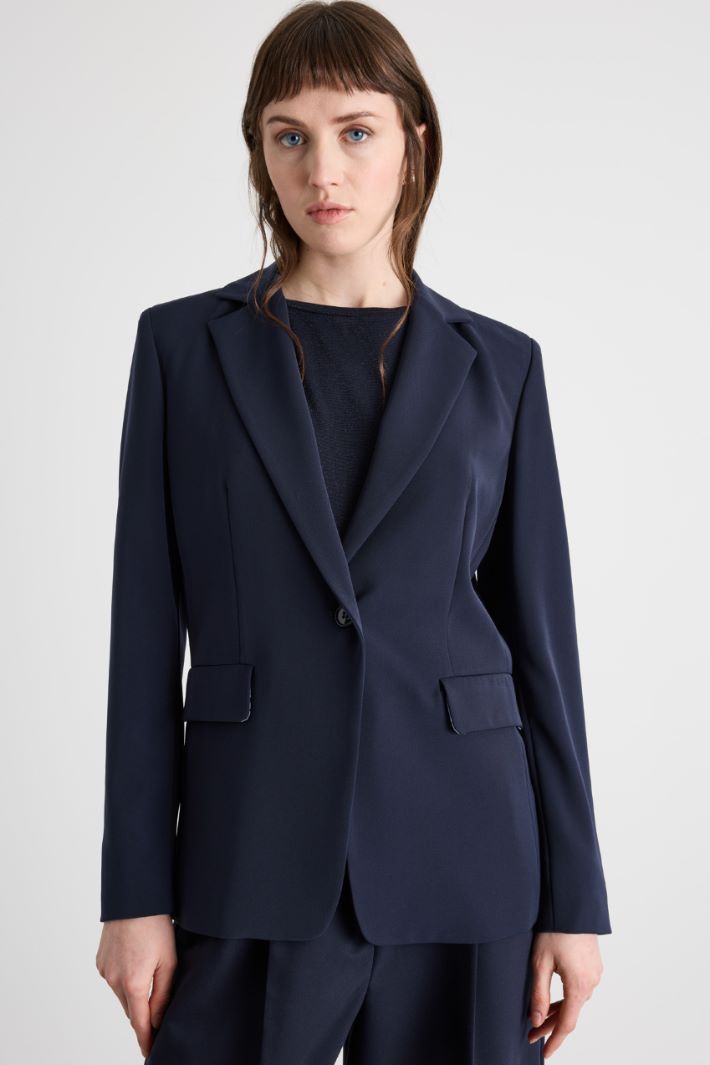 Blazer in twill tecnico stretch Intrend - 2