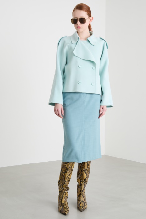 Chaqueta boxy cruzada Intrend