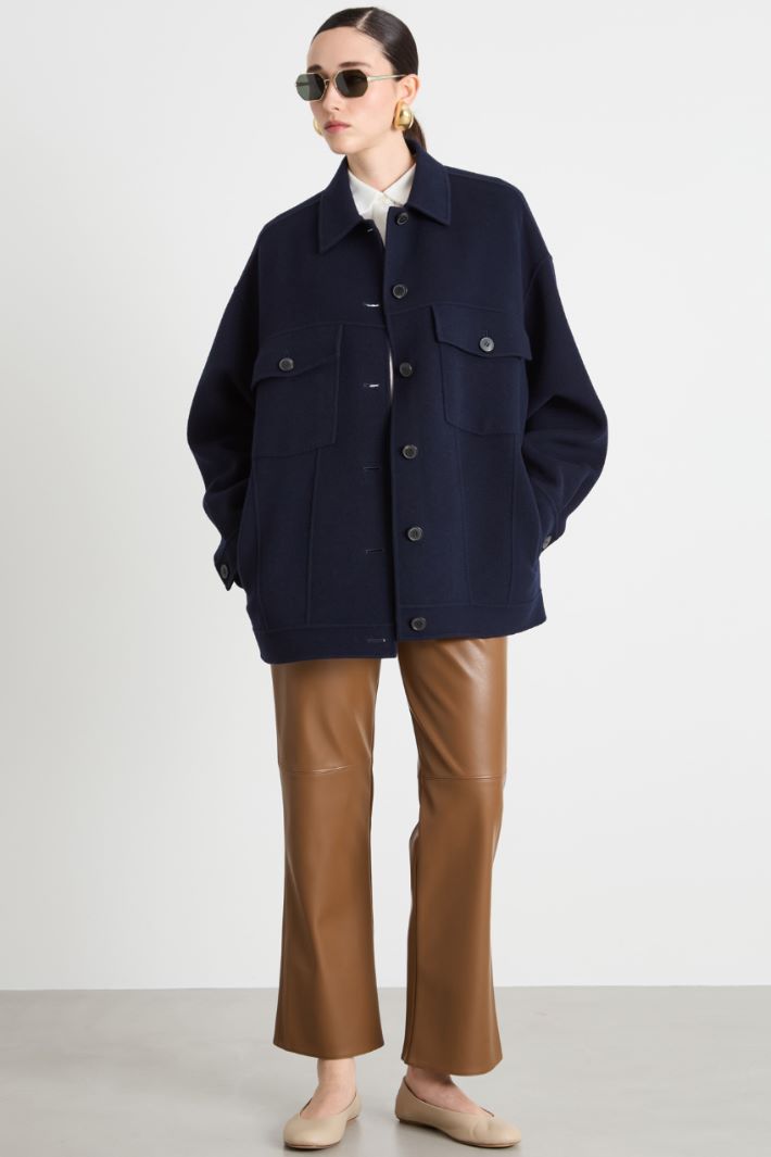 Abrigo oversize de doble faz Intrend