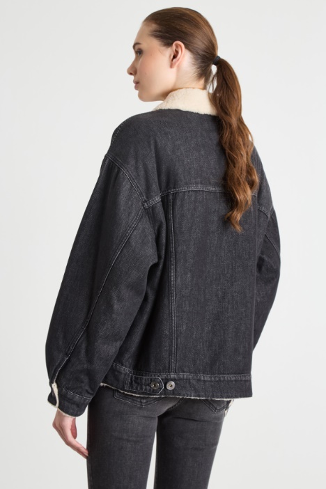 Giacca oversize in jeans