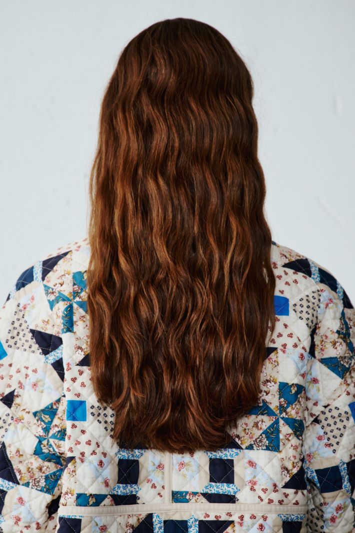 Patchwork quilted cotton jacket Intrend - 6