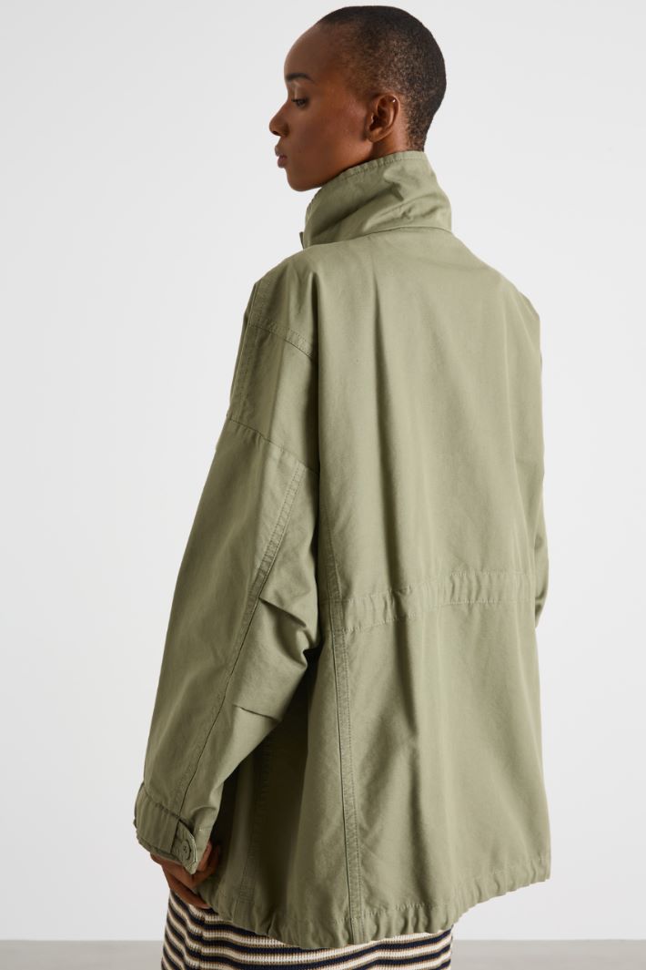 High-collar canvas parka Intrend - 4