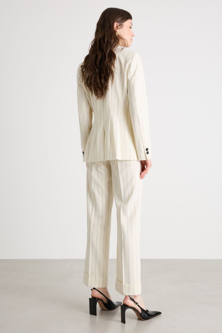 Lightweight basketweave suit Intrend - 5