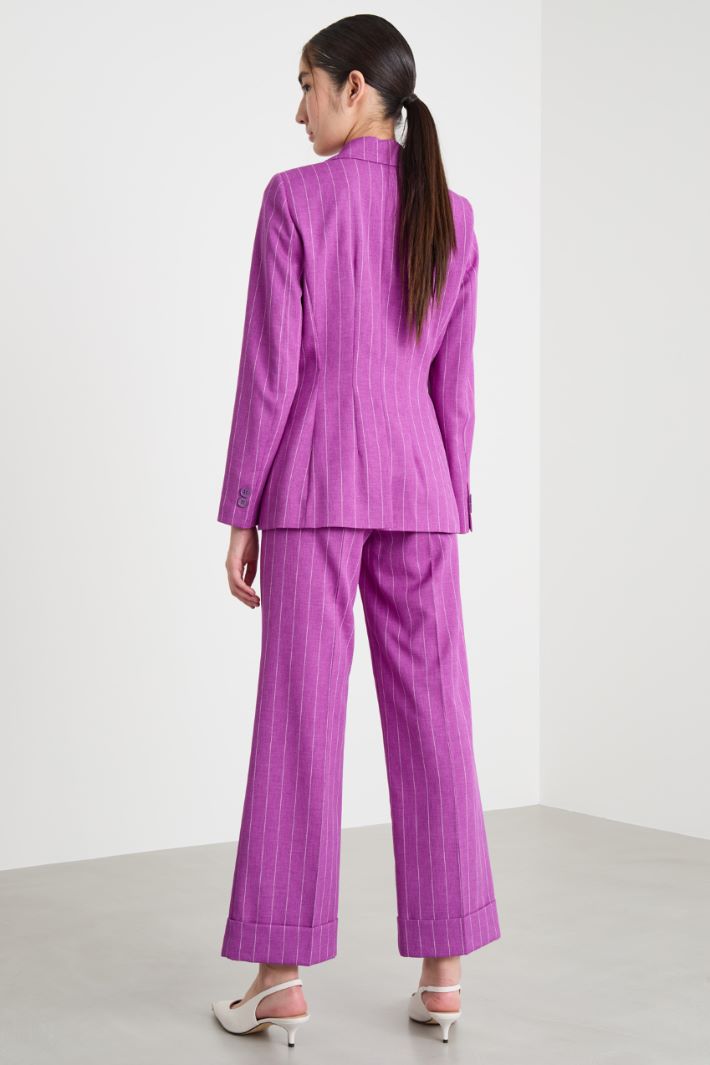 Lightweight basketweave suit Intrend - 4