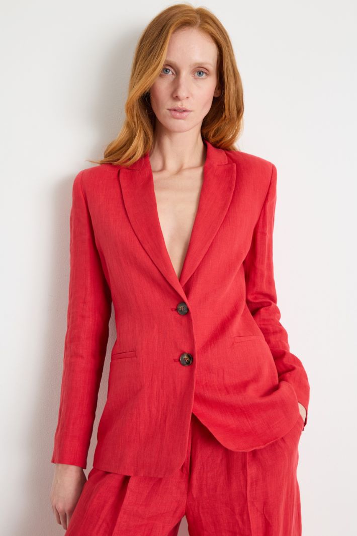 Linen Canvas Suit Intrend - 3