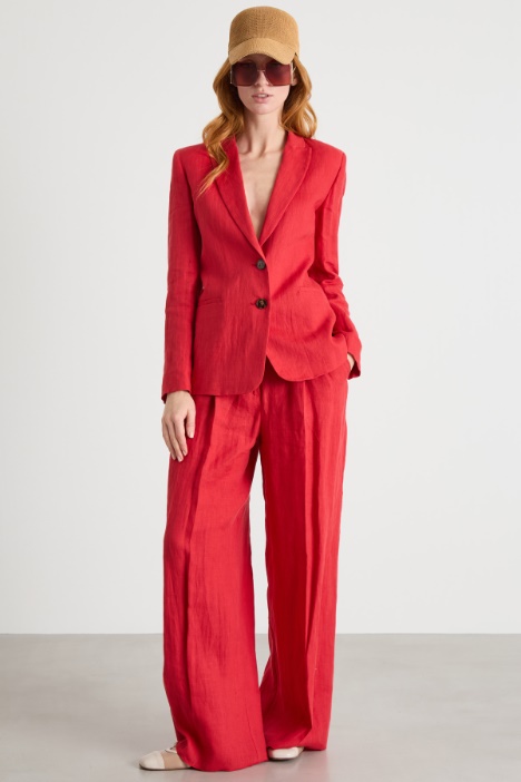 Linen Canvas Suit Intrend