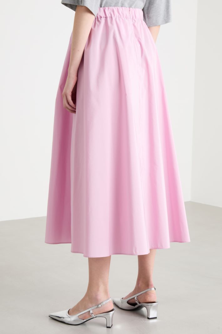 Long taffeta skirt Intrend - 4