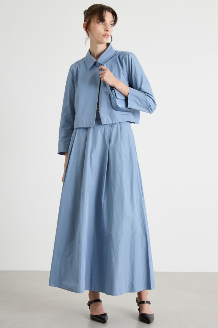 Technical taffeta skirt Intrend