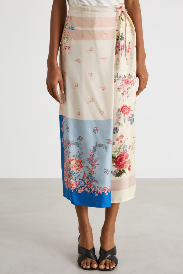 Midi wrap skirt Intrend - 2