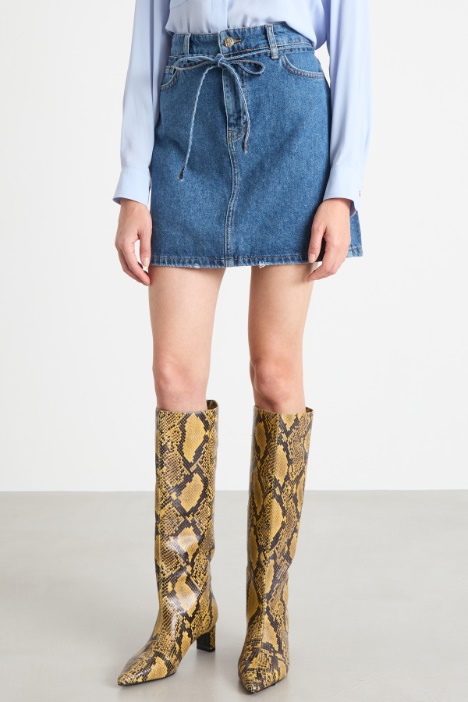 Minigonna in jeans