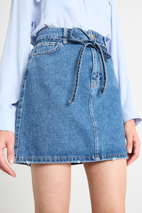 Minigonna in jeans