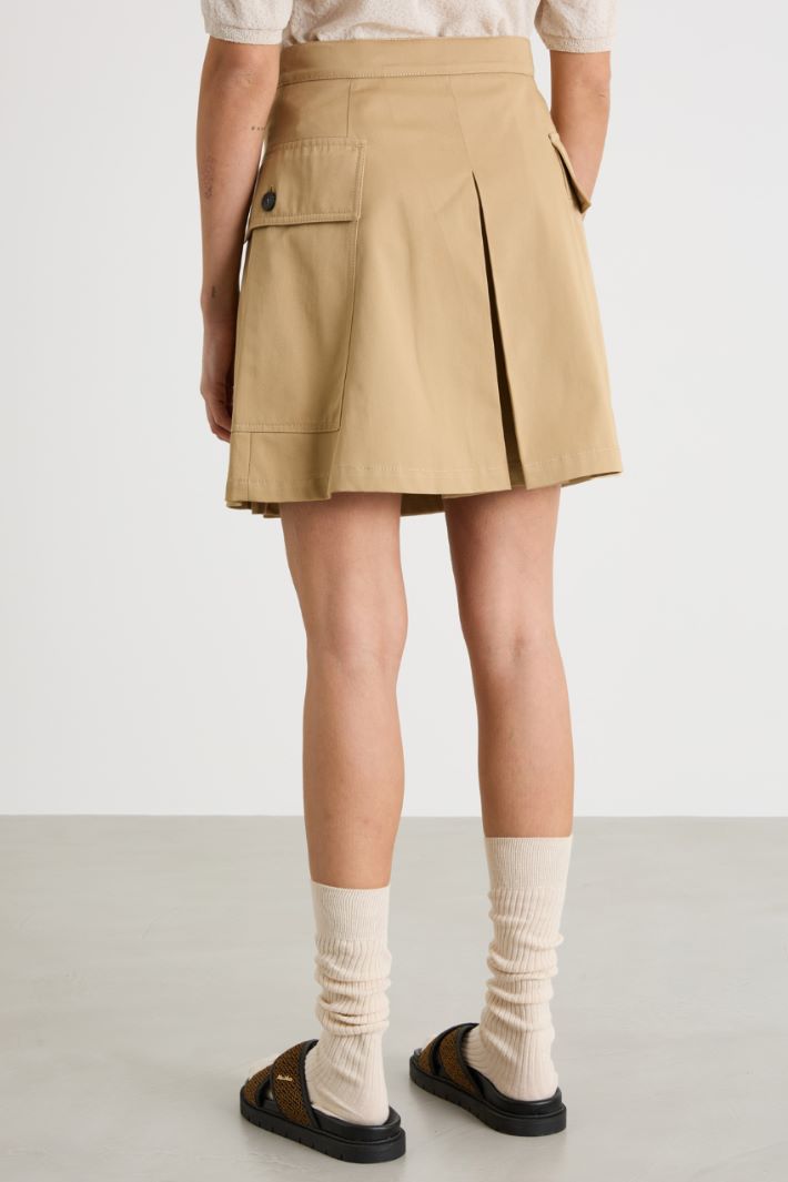 Short button-front skirt Intrend - 4