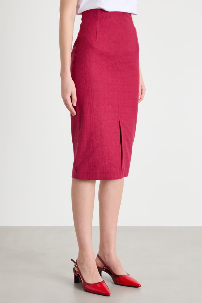 Slit-front pencil skirt Intrend - 2