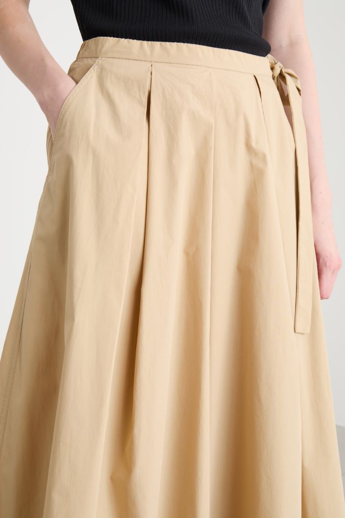 Poplin midi skirt Intrend - 3