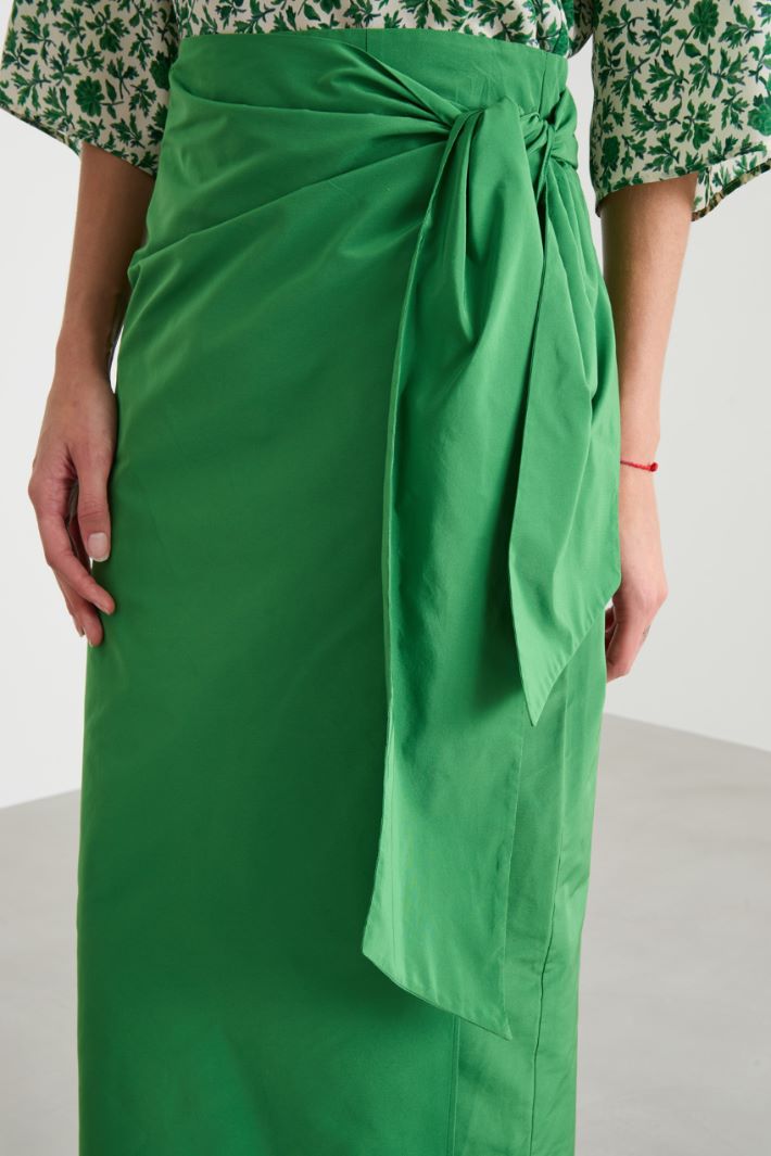 Taffeta wrap skirt Intrend - 3