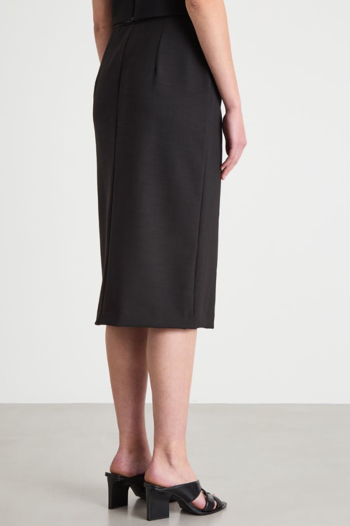 Pencil skirt with slit Intrend - 4