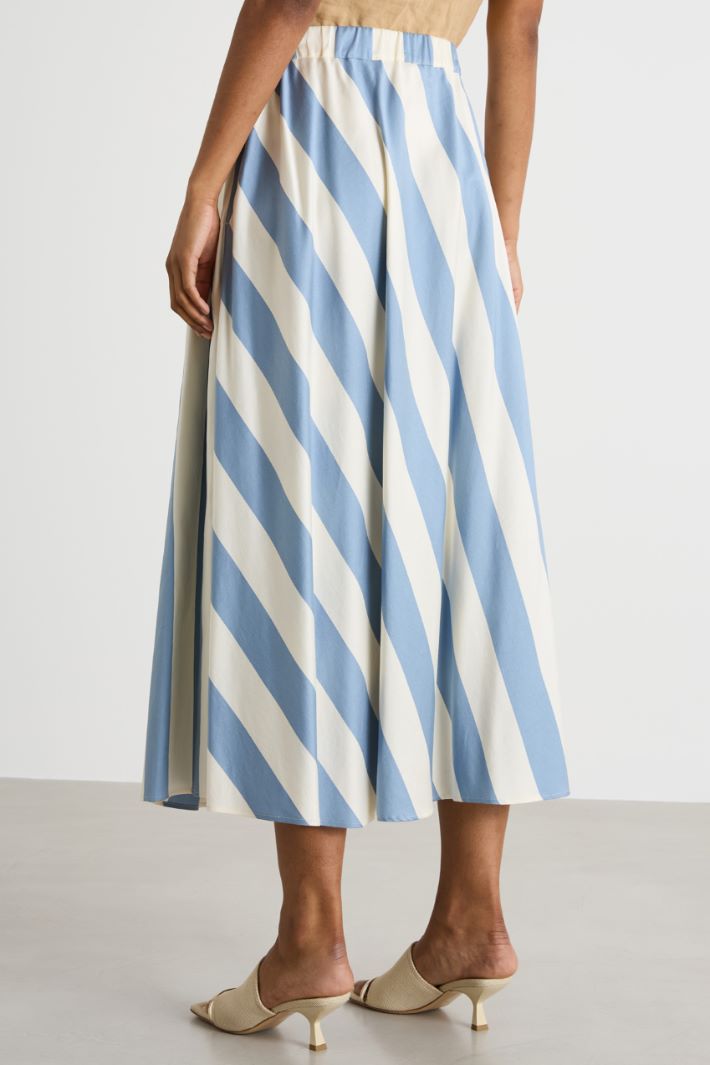 Printed pleated skirt Intrend - 4