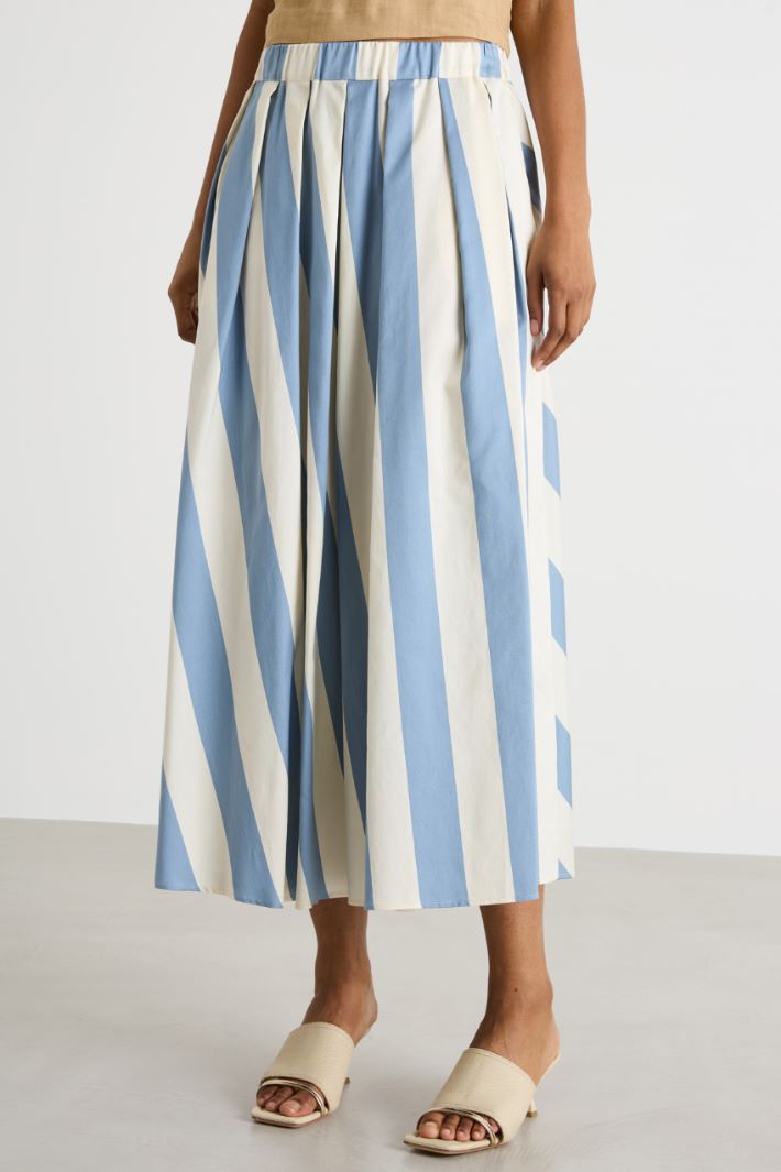 Printed pleated skirt Intrend - 2