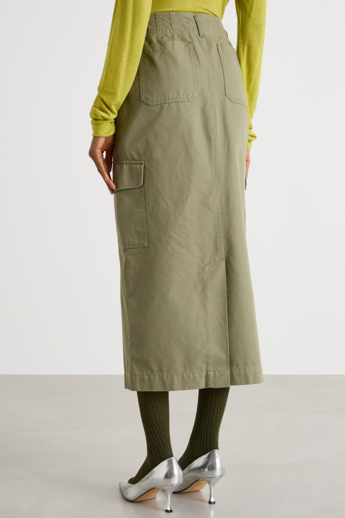 Split cargo skirt Intrend - 4