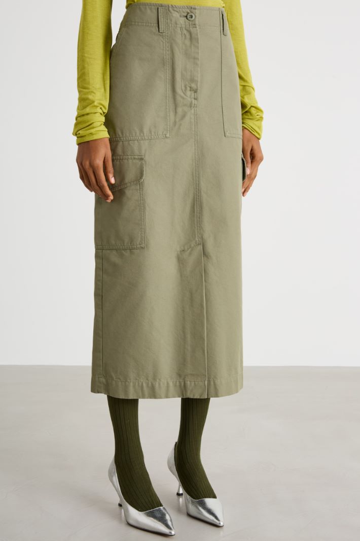 Split cargo skirt Intrend - 2