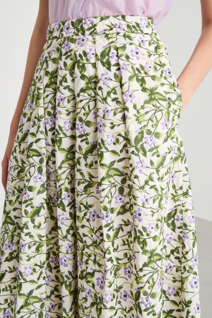 Pleated midi skirt Intrend - 3