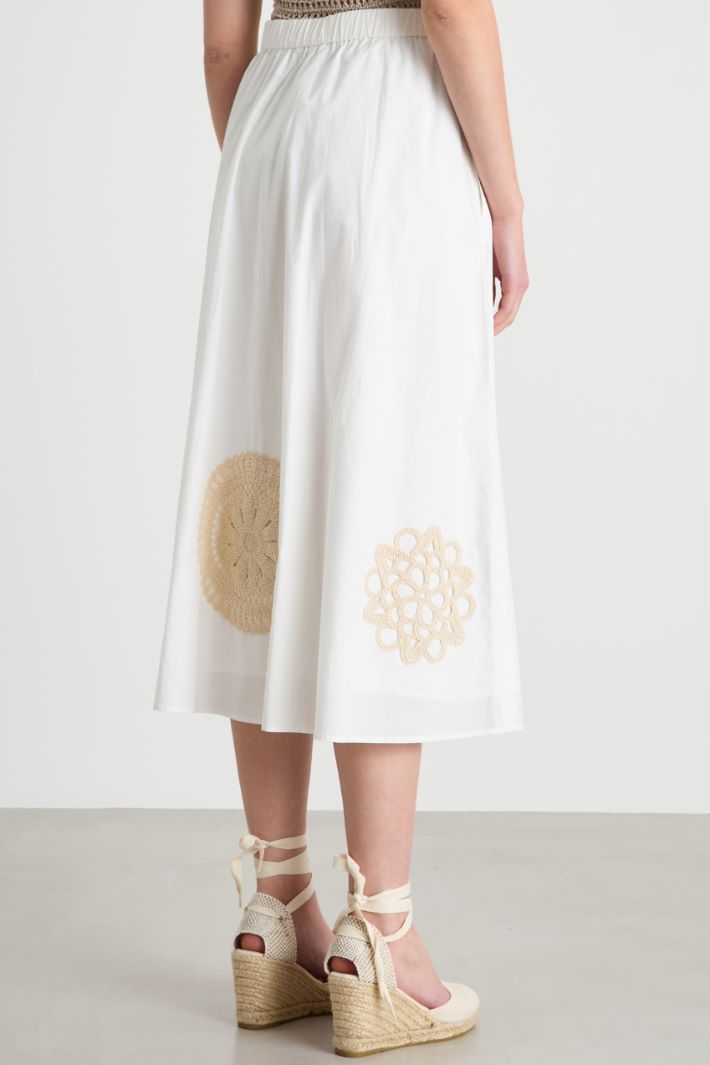 Pleated midi skirt Intrend - 4