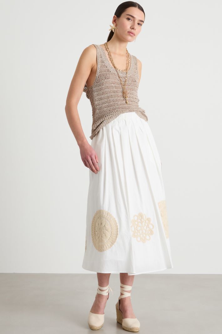 Pleated midi skirt Intrend