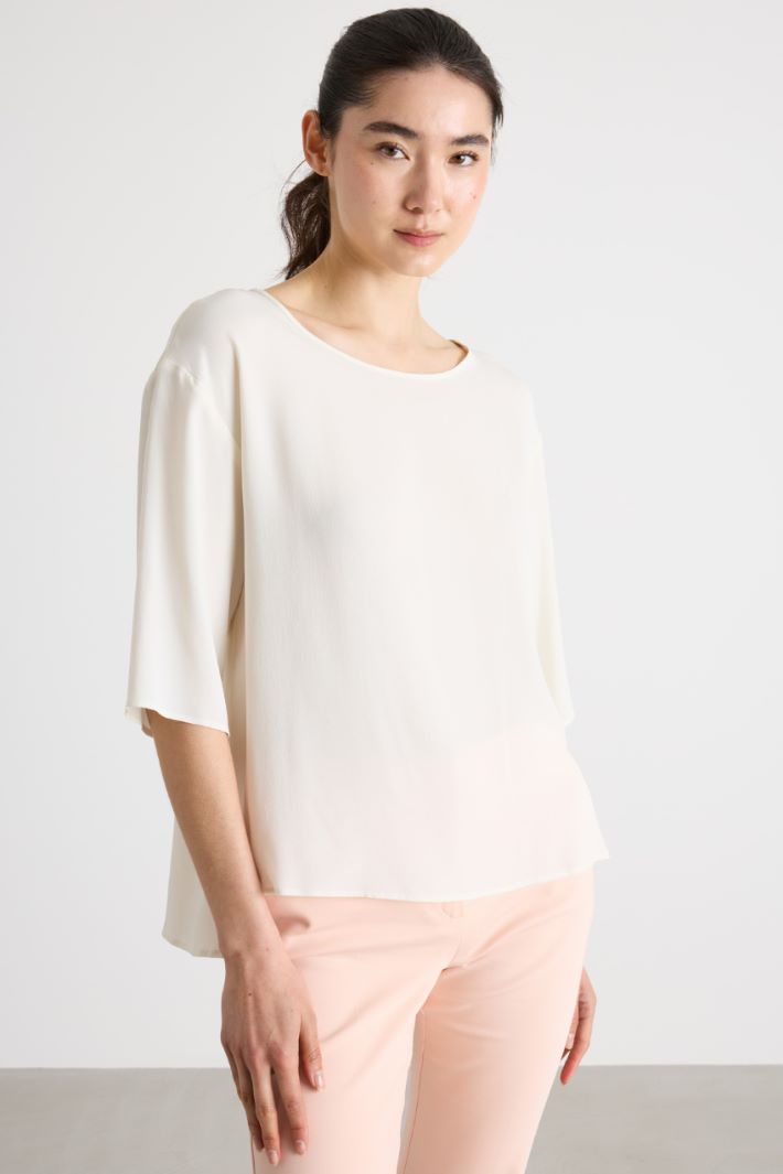 Blusa con fondo asimmetrico Intrend - 2