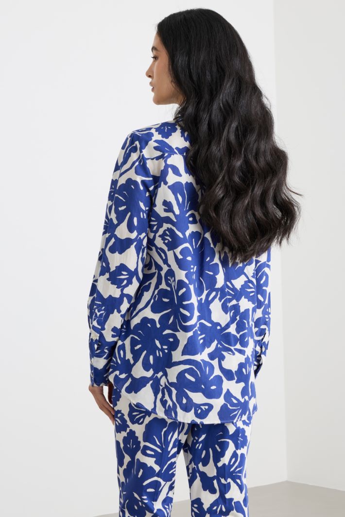 Printed Cotton Muslin Shirt Intrend - 4