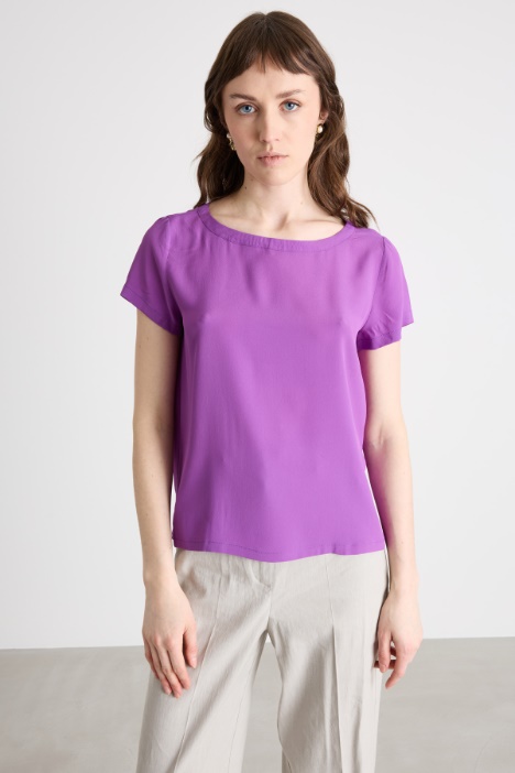 Blusa in crepe Intrend