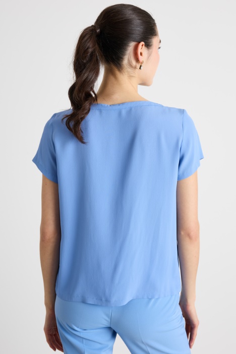 Blusa in crepe