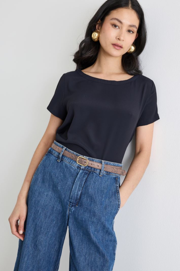 Crepe de Chine Blouse Intrend - 2