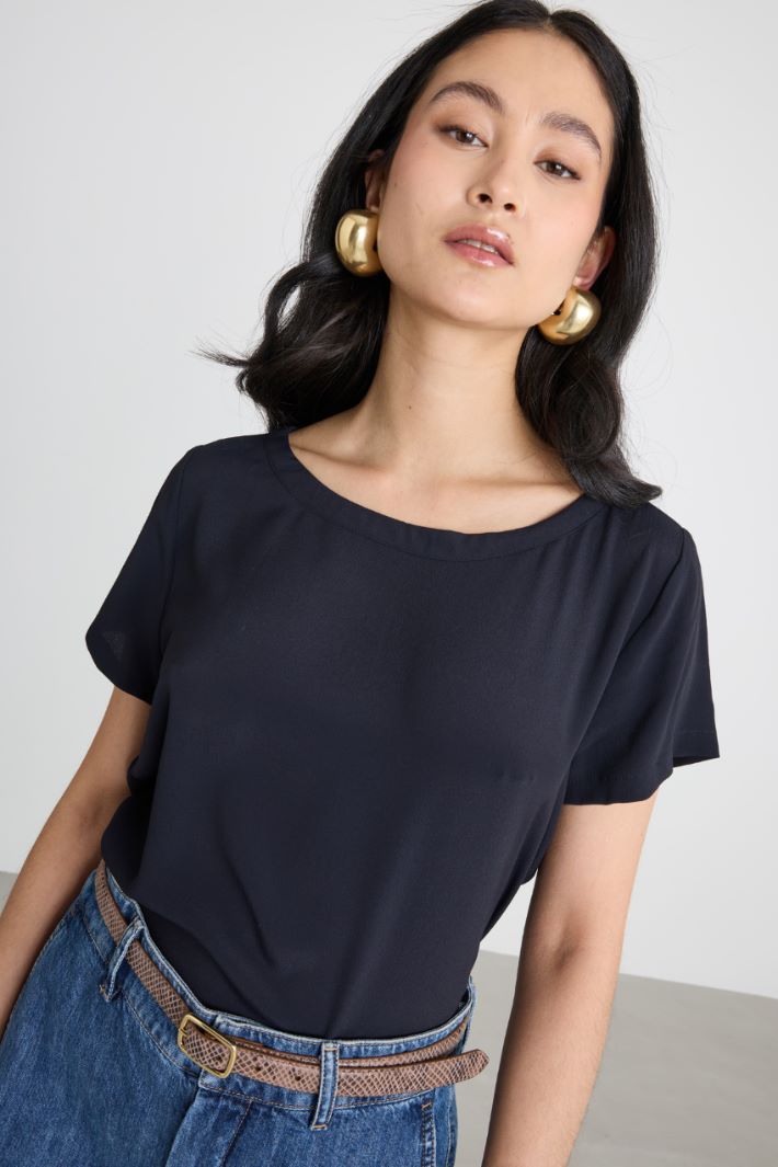 Crepe de Chine Blouse Intrend - 3