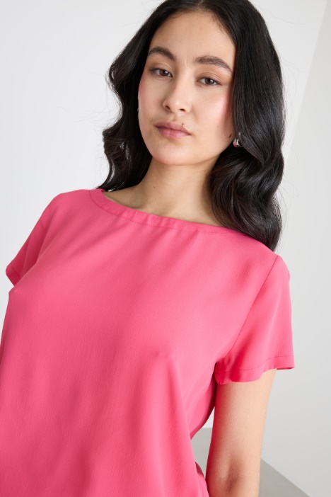 Blusa in crepe