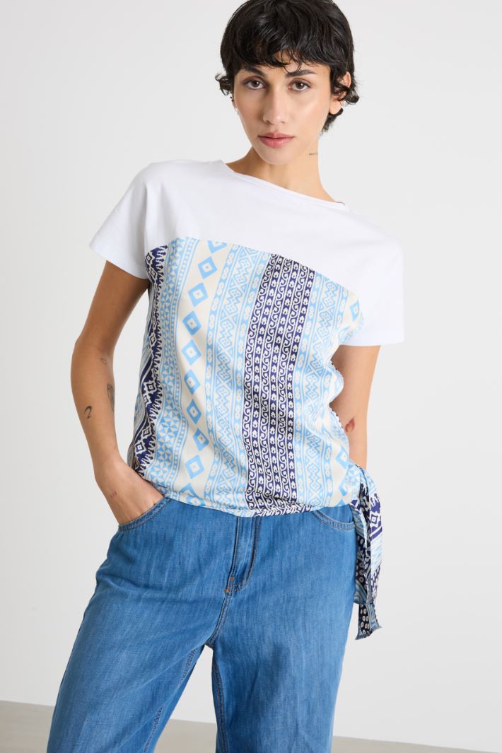 Blusa bimateriale Intrend - 2