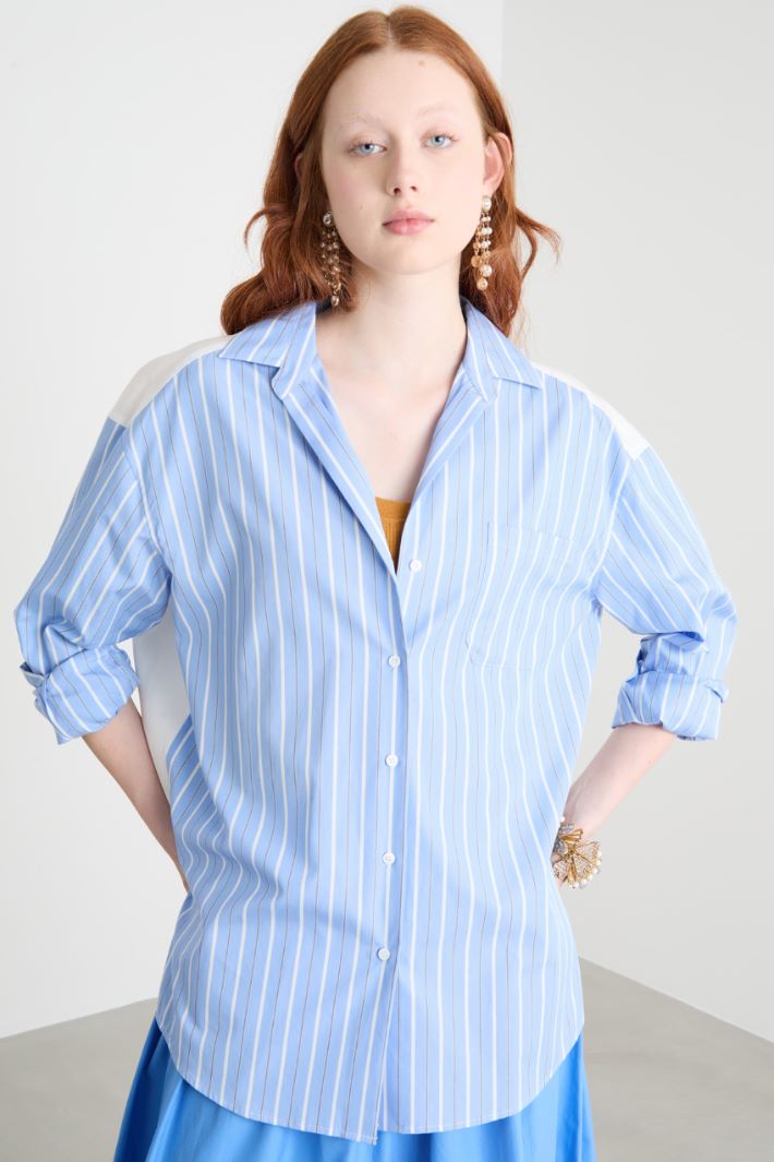 Embroidered maxi shirt Intrend - 2