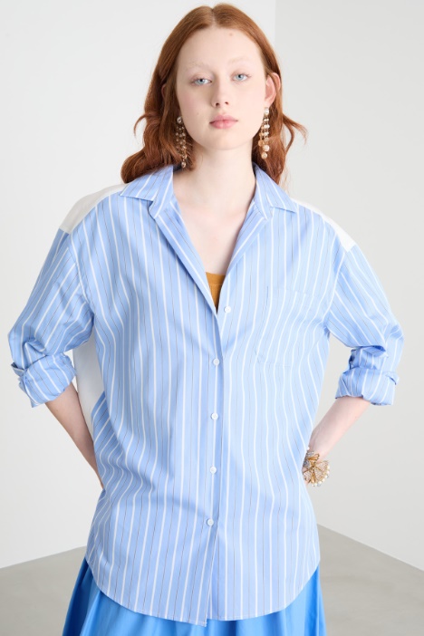 Embroidered maxi shirt Intrend