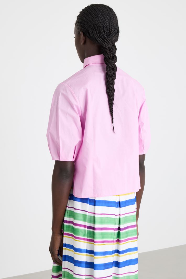 Camicia boxy in popeline Intrend - 4