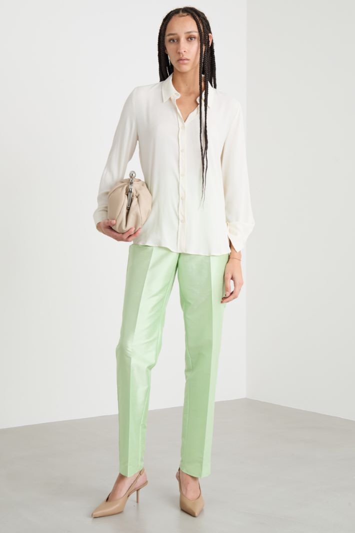 Flowing blouse in crepe de chine Intrend