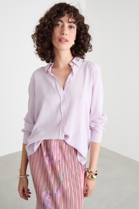 Flowing blouse in crepe de chine Intrend