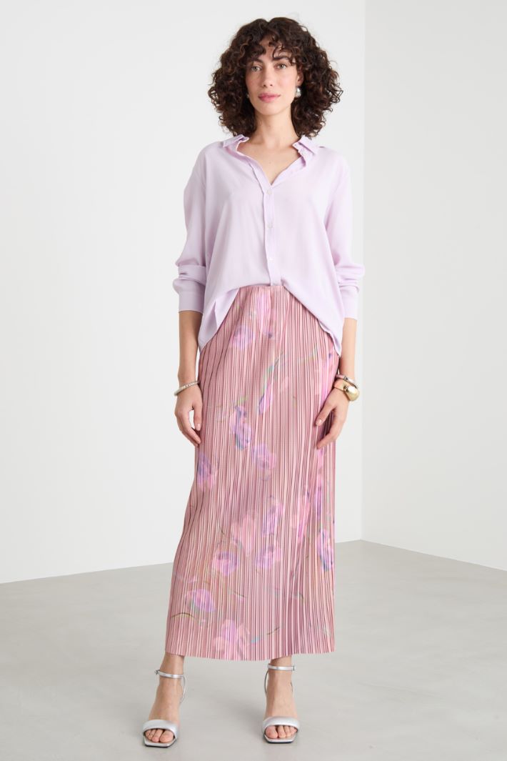 Flowing blouse in crepe de chine Intrend