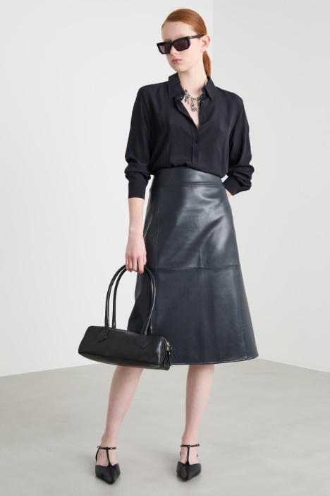 Flowing blouse in crepe de chine Intrend