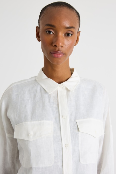 Camicia leggera con tasche