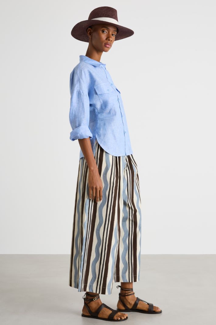 Linen utility shirt Intrend