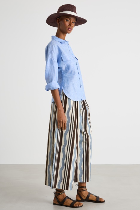 Linen utility shirt Intrend