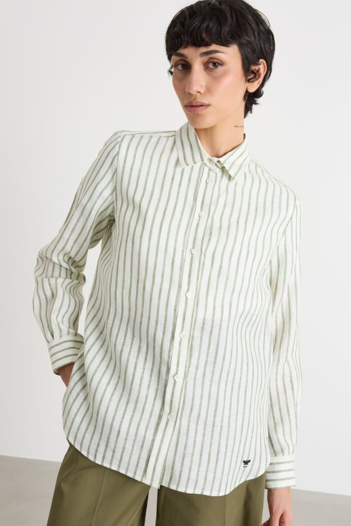 Pinstripe shirt Intrend - 3