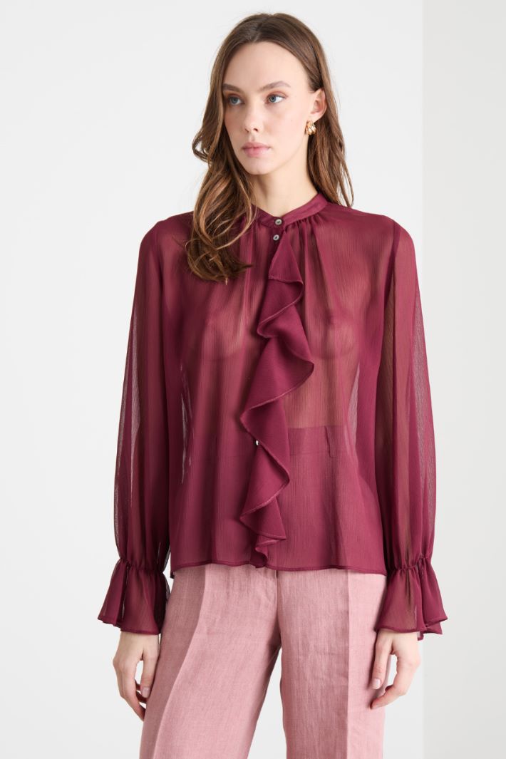 Ruffle Blouse Intrend - 2