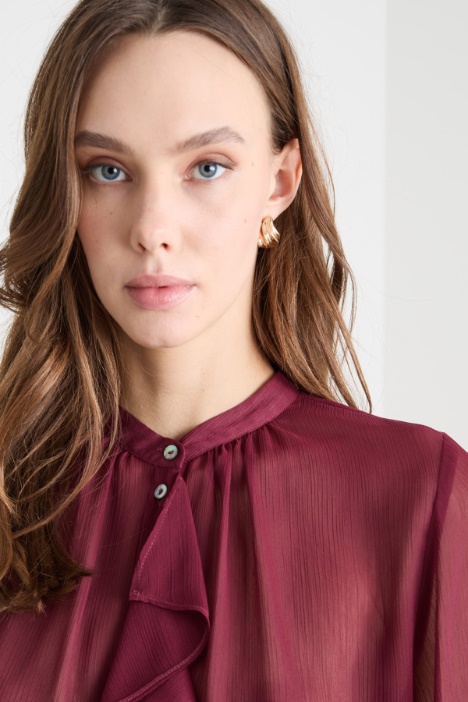 Blusa con volant